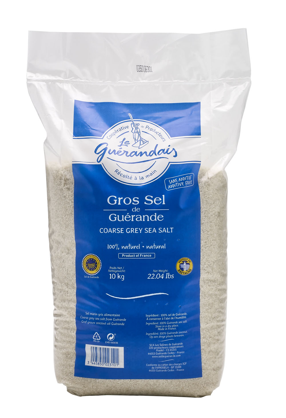 Gros sel de Guérande naturel - 10kg