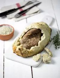 Gigot d'agneau en croûte de sel