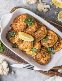 Croquette de chou ail et ciboulette